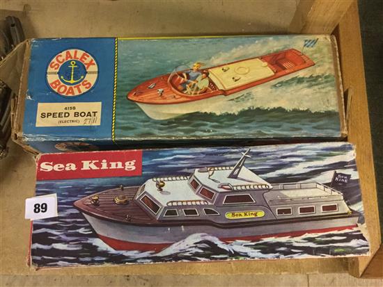 Sea King Scalex boxed toy boats